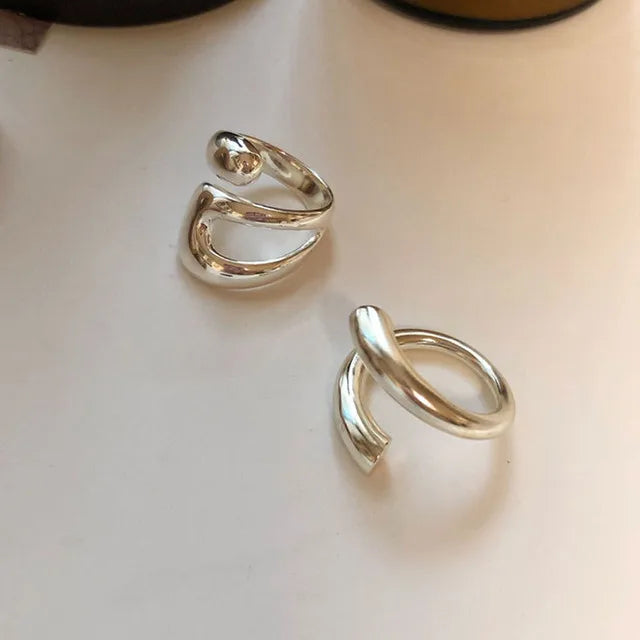 925 Sterling Silver Smooth Rings