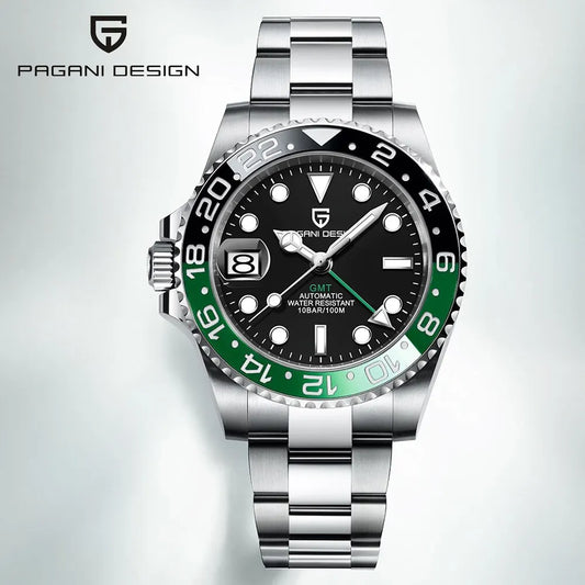 PAGANI DESIGN PD-1662 Luxury GMT Men Mechanical Wristwatch